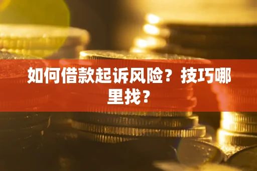 武汉如何借款起诉风险？技巧哪里找？