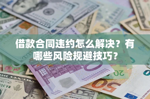 武汉借款合同违约怎么解决？有哪些风险规避技巧？